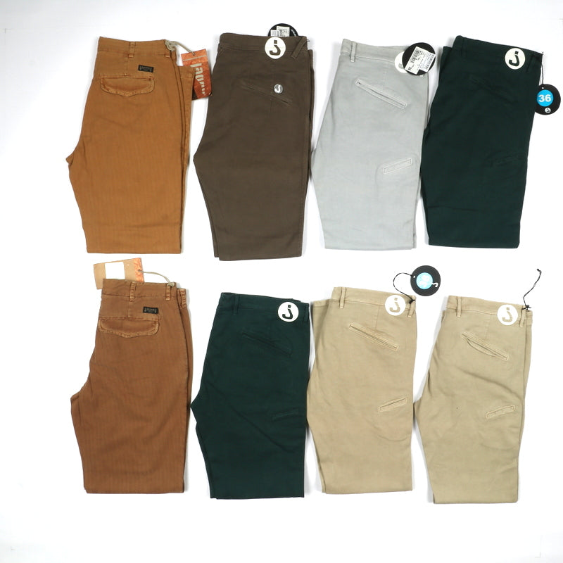 Pantaloni uomo nuovi deadstock Jcolor, stock da 35pz