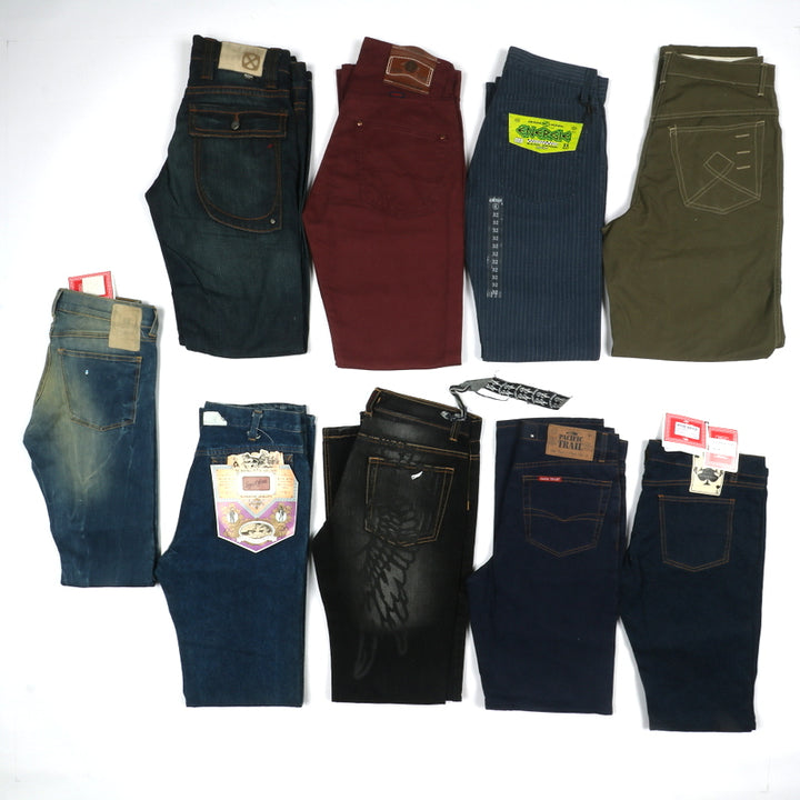 Pantaloni uomo nuovi deadstock Jcolor, Jaggy.... stock da 35pz