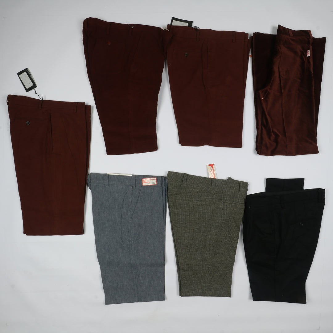 Stock 72 pz Pantaloni vintage in Lana e Terital Regular Fit, Palazzo, Flare...