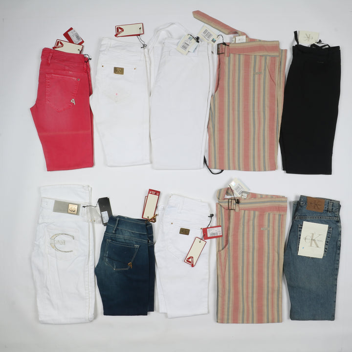 Calvin Klein, Just Cavalli, Cycle & Nolita stock da 39pz jeans nuovi deadstock