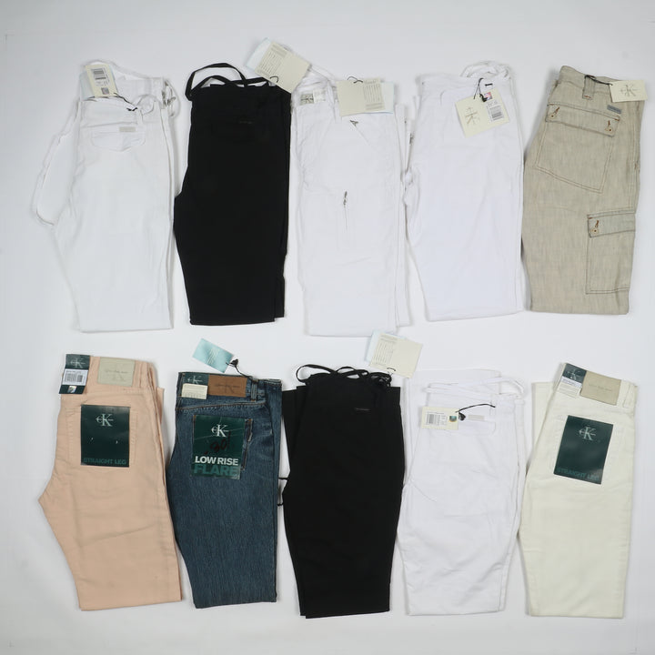 Calvin Klein, Just Cavalli, Cycle & Nolita stock da 39pz jeans nuovi deadstock