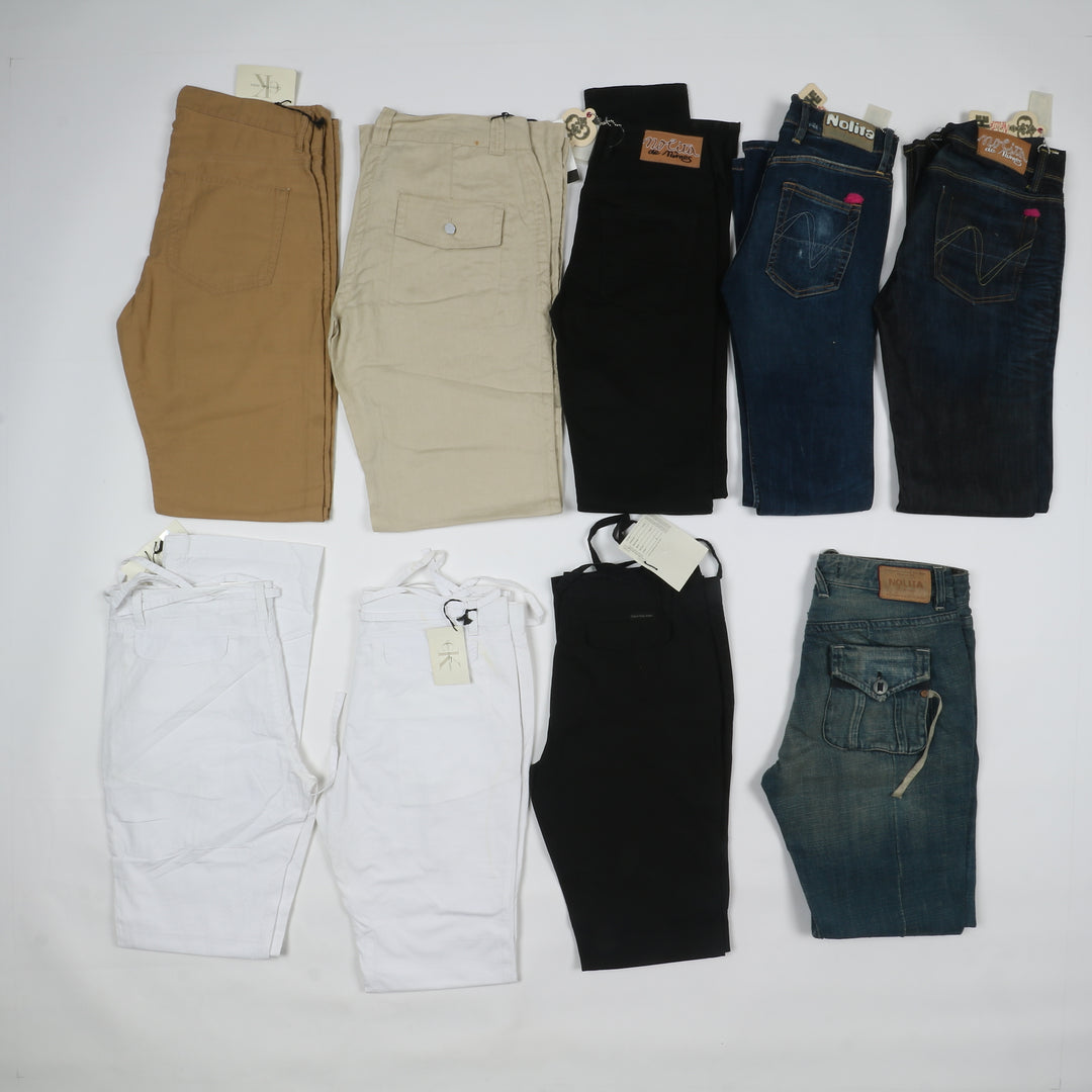 Calvin Klein, Just Cavalli, Cycle & Nolita stock da 39pz jeans nuovi deadstock