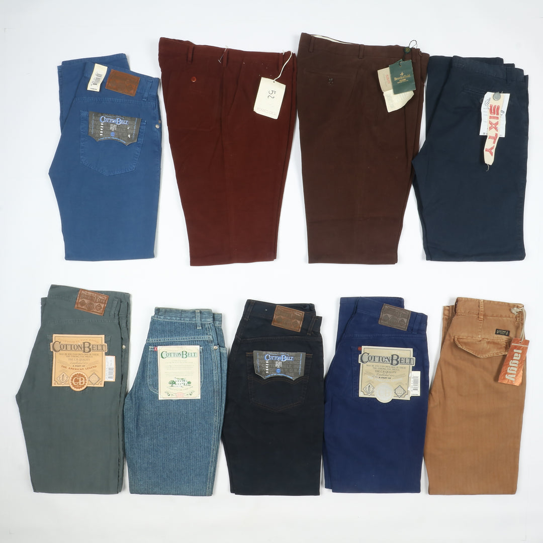 Pantaloni e jeans uomo stock da 46pz Uniform, Cotton belt, Romeo Gigli...