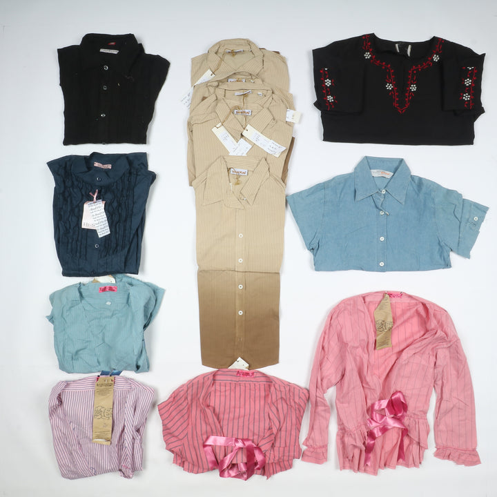 Stock 110 pz camicie, canottiere e maglie donna deadstock nuove