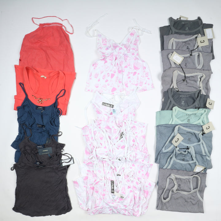 Stock 110 pz camicie, canottiere e maglie donna deadstock nuove