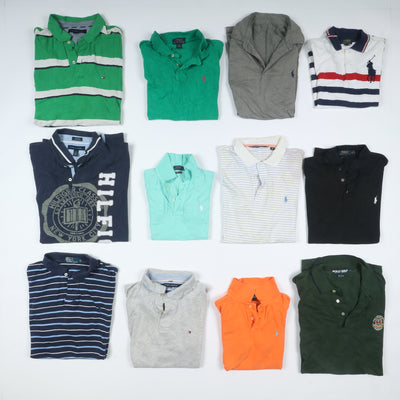 Polo mezza manica vintage Tommy Hifiger e Ralph Lauren Box da 80pz