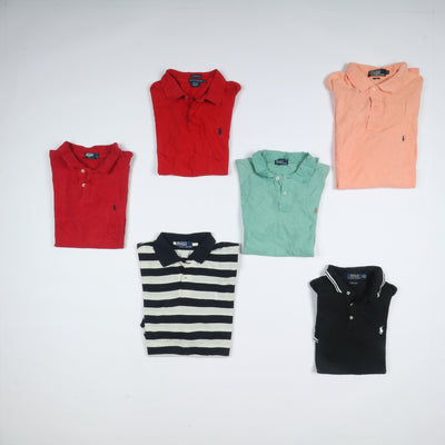 Polo mezza manica vintage Tommy Hifiger e Ralph Lauren Box da 80pz