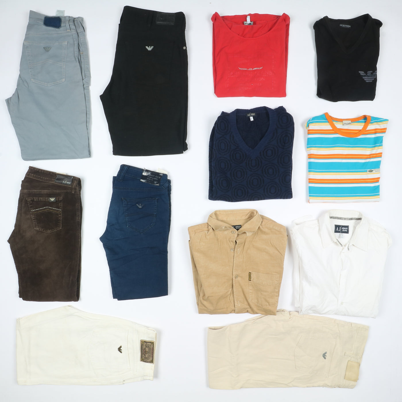 Armani Stock 31kg - 77pz misto uomo donna abbigliamento vintage firmato