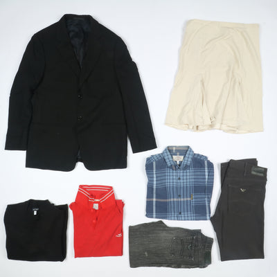 Armani Stock 31kg - 77pz misto uomo donna abbigliamento vintage firmato
