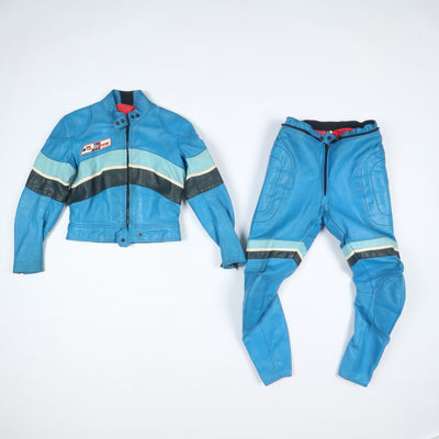 Tute vintage in pelle da moto box 5 pz uomo / donna Dainese, Harro, IXS... anni 60/70/80