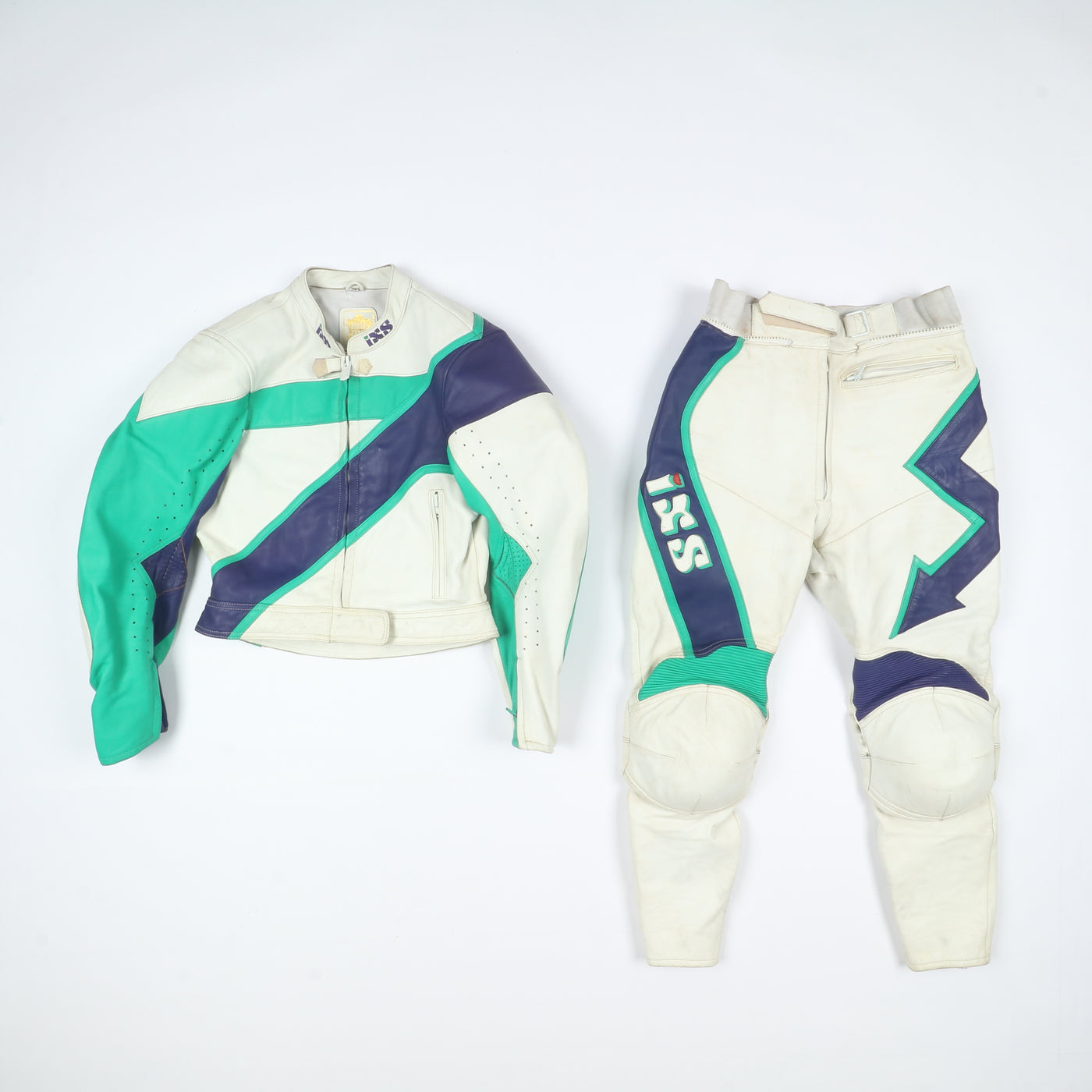 Tute vintage in pelle da moto box 5 pz uomo / donna Dainese, Harro, IXS... anni 60/70/80