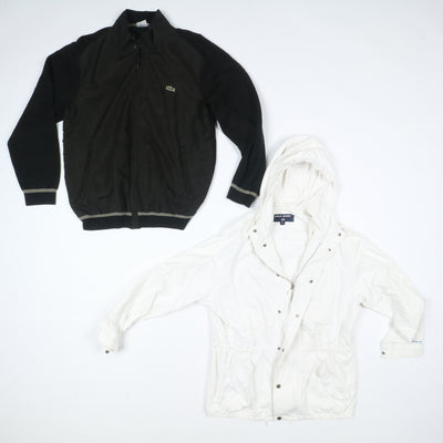 Tommy Hilfiger, Lacoste e Ralph Lauren Stock 15pz giacche e pile uomo donna