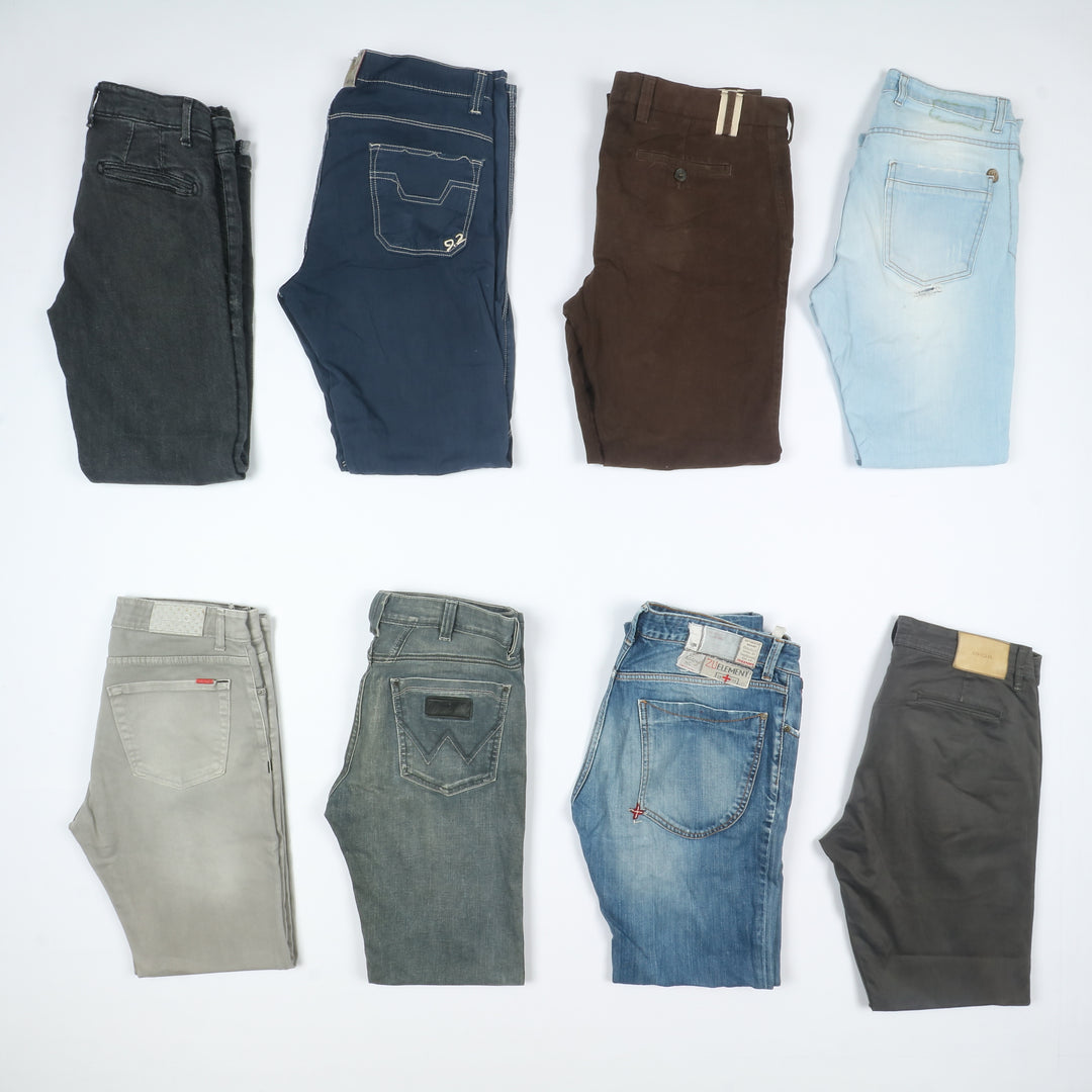 Pantaloni e Jeans firmati vintage stock 46 pz Siviglia, Carrera, HB, G-star....