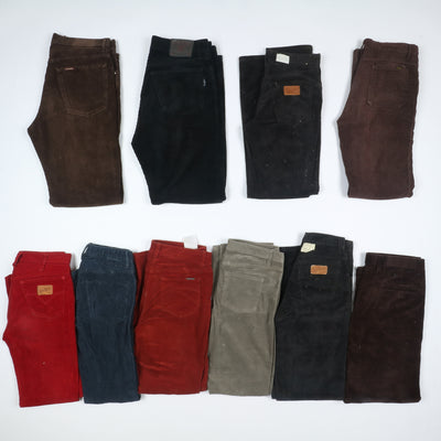 Levi's e mix brand vintage pantaloni in velluto lotto stock da 29 paia corduroy