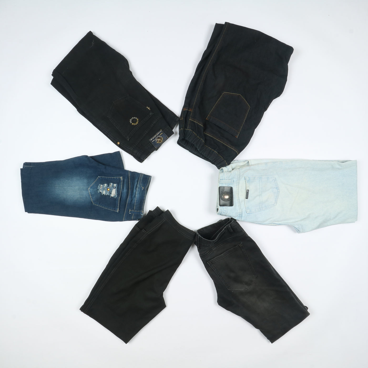 Pantaloni Donna Jeans firmati e vintage stock 43 pz Guess , Roy Roger's ....
