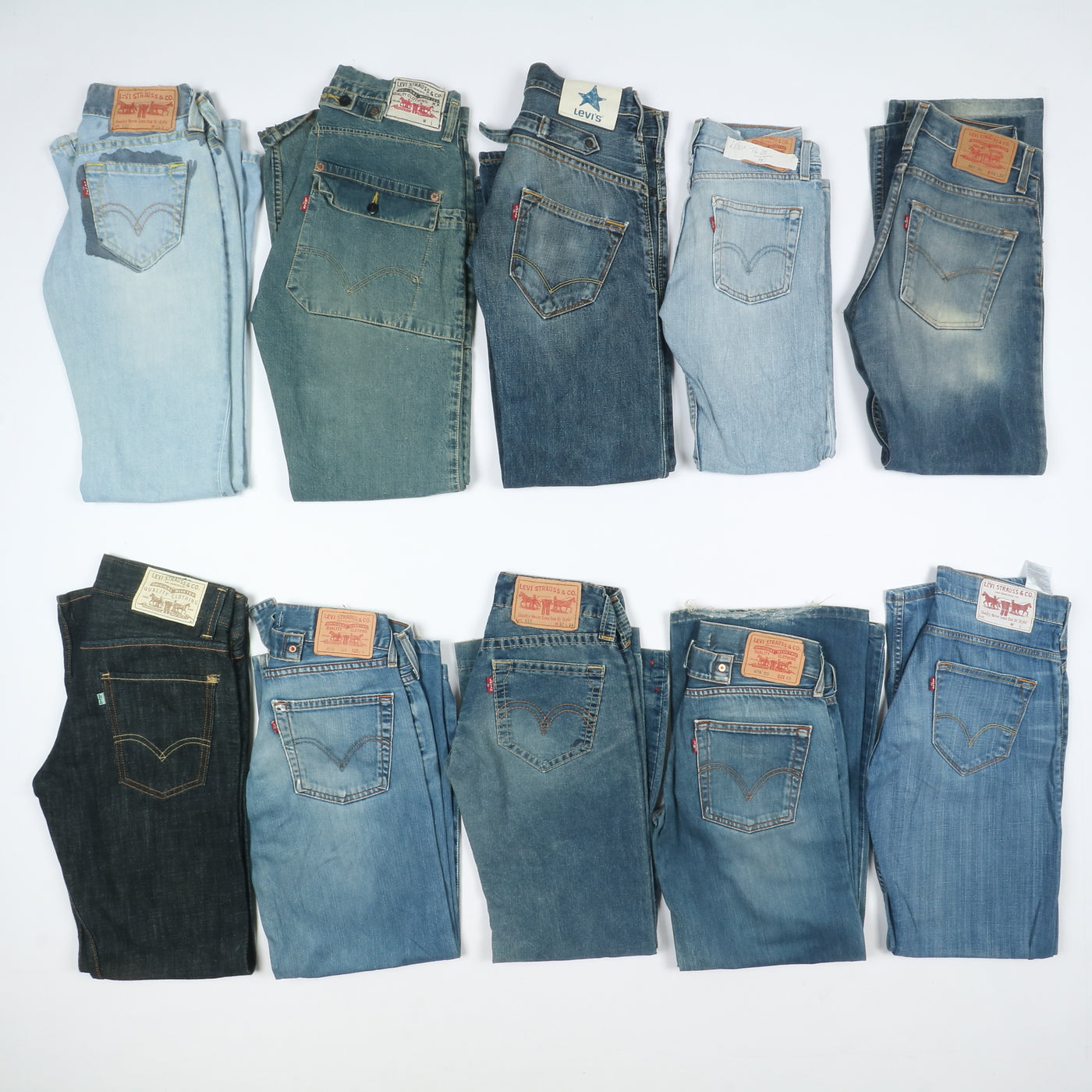 Levi's jeans denim slim, skinny, zampa e regular fit donna stock da 35 pz - Levis
