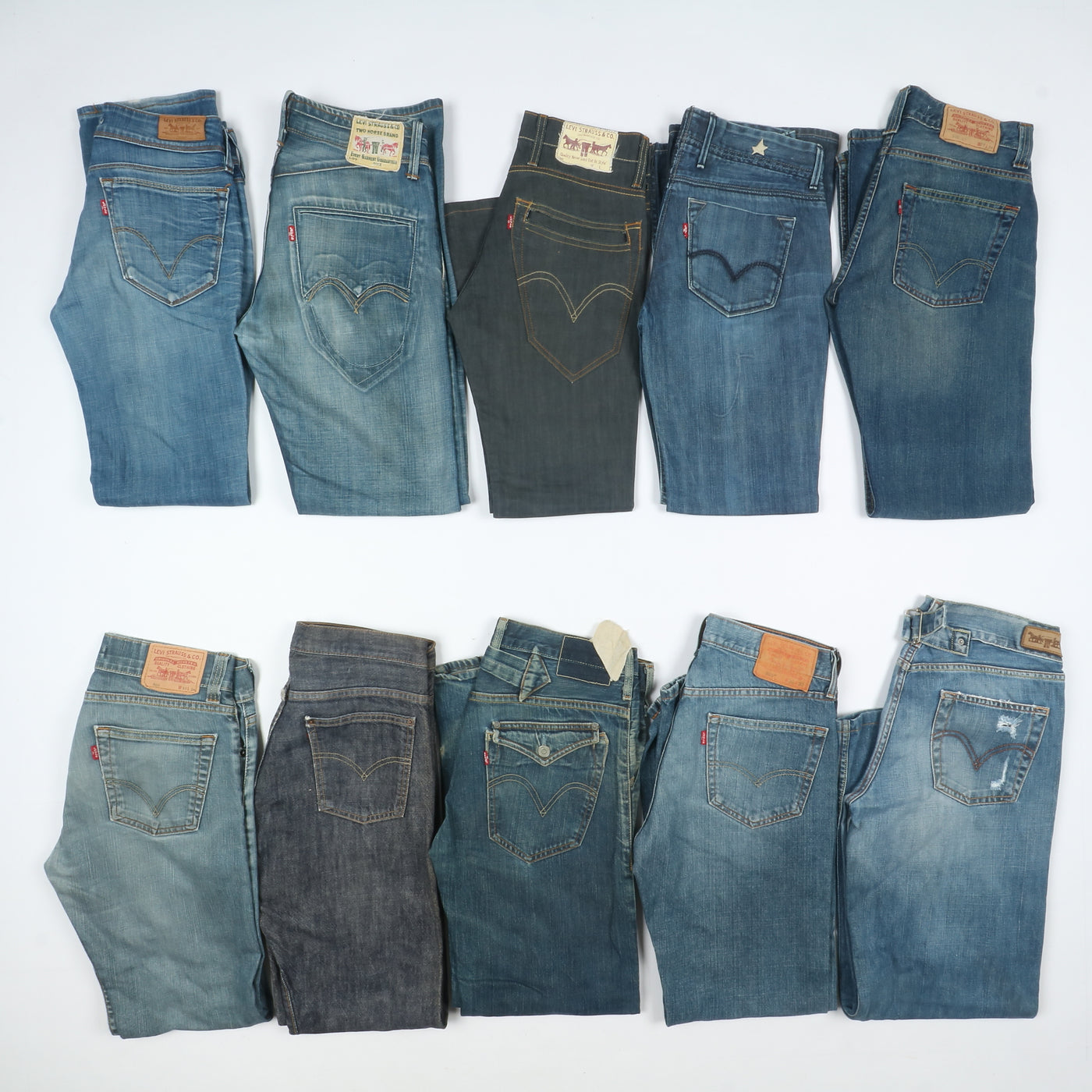 Levi's jeans denim slim, skinny, zampa e regular fit donna stock da 35 pz - Levis