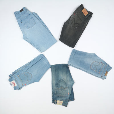 Levi's jeans denim slim, skinny, zampa e regular fit donna stock da 35 pz - Levis