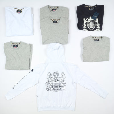 Aquascutum stock da 51pz felpe nuove deadstock