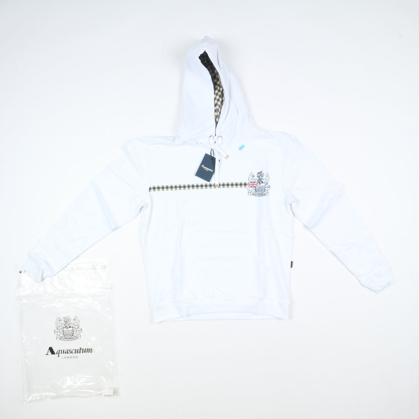 Aquascutum stock da 51pz felpe nuove deadstock