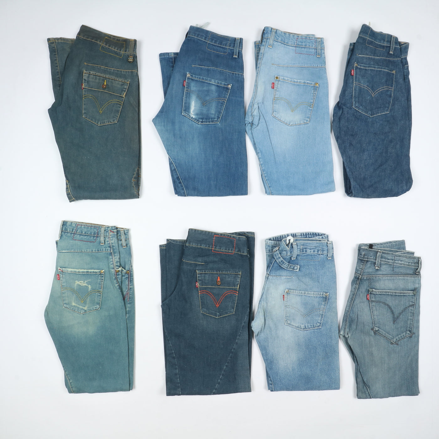 Levis Engineered vintage anni 2000 box da 36pz jeans antiform twister donna