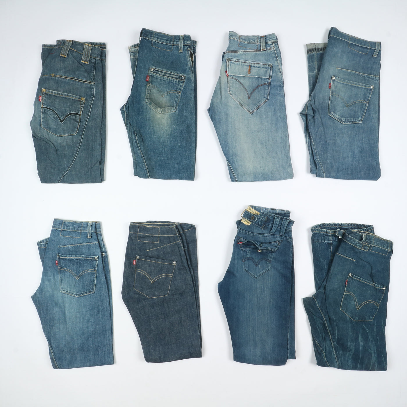 Levis Engineered vintage anni 2000 box da 36pz jeans antiform twister donna