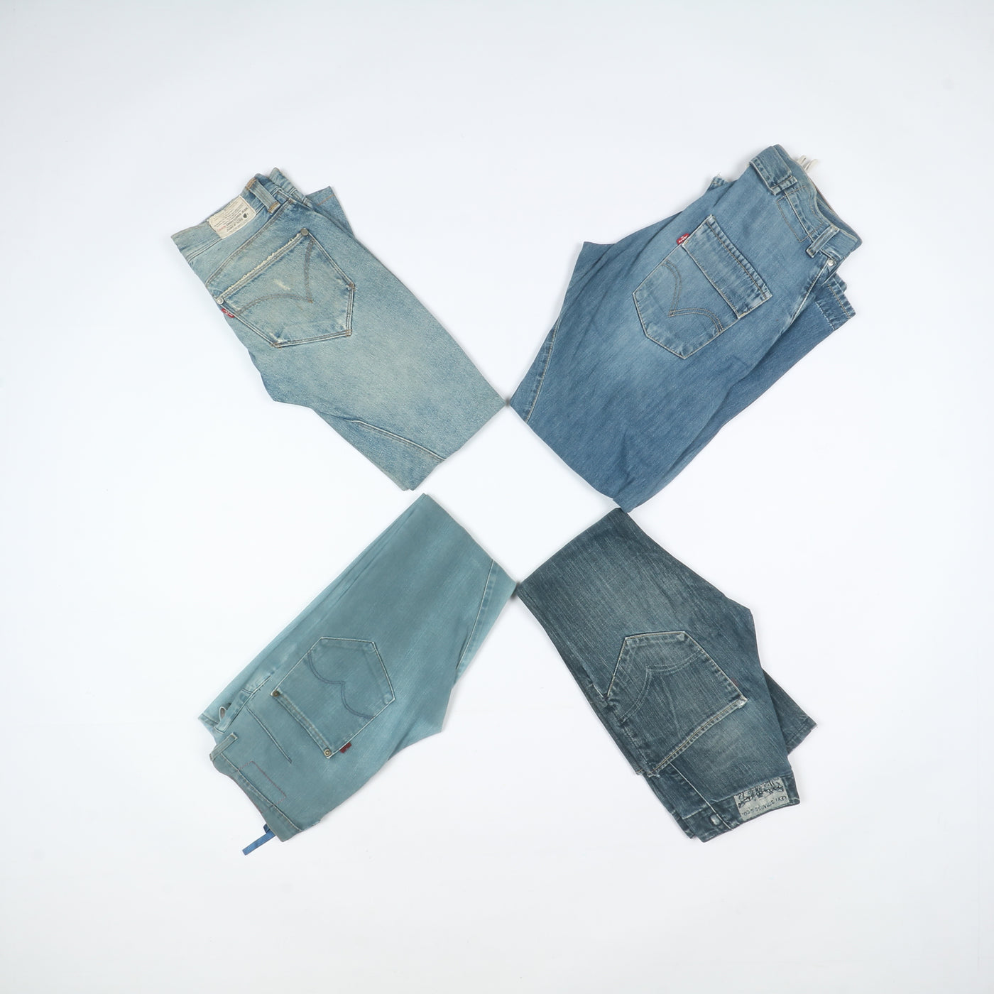 Levis Engineered vintage anni 2000 box da 36pz jeans antiform twister donna
