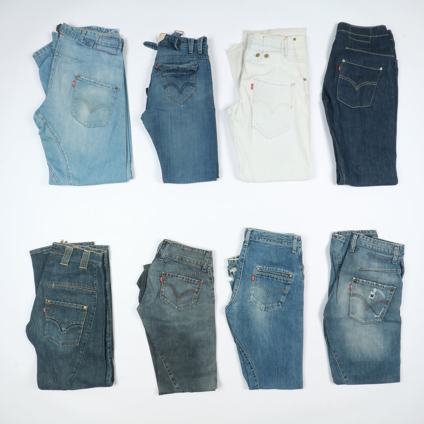 Levis Engineered vintage anni 2000 box da 36pz jeans antiform twister donna