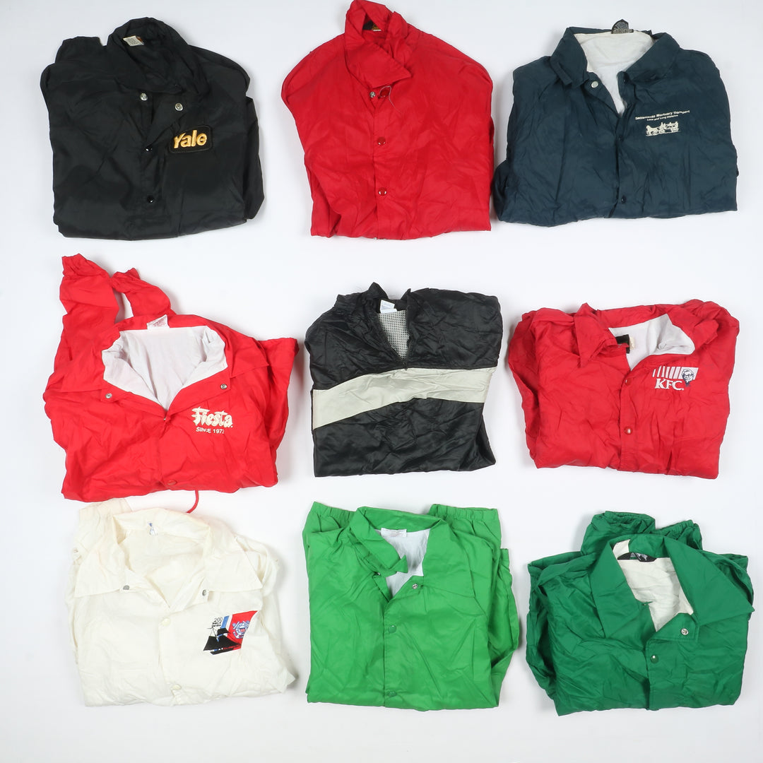 Giacche Windbreaker vintage Made in USA uomo donna Stock da 34pz