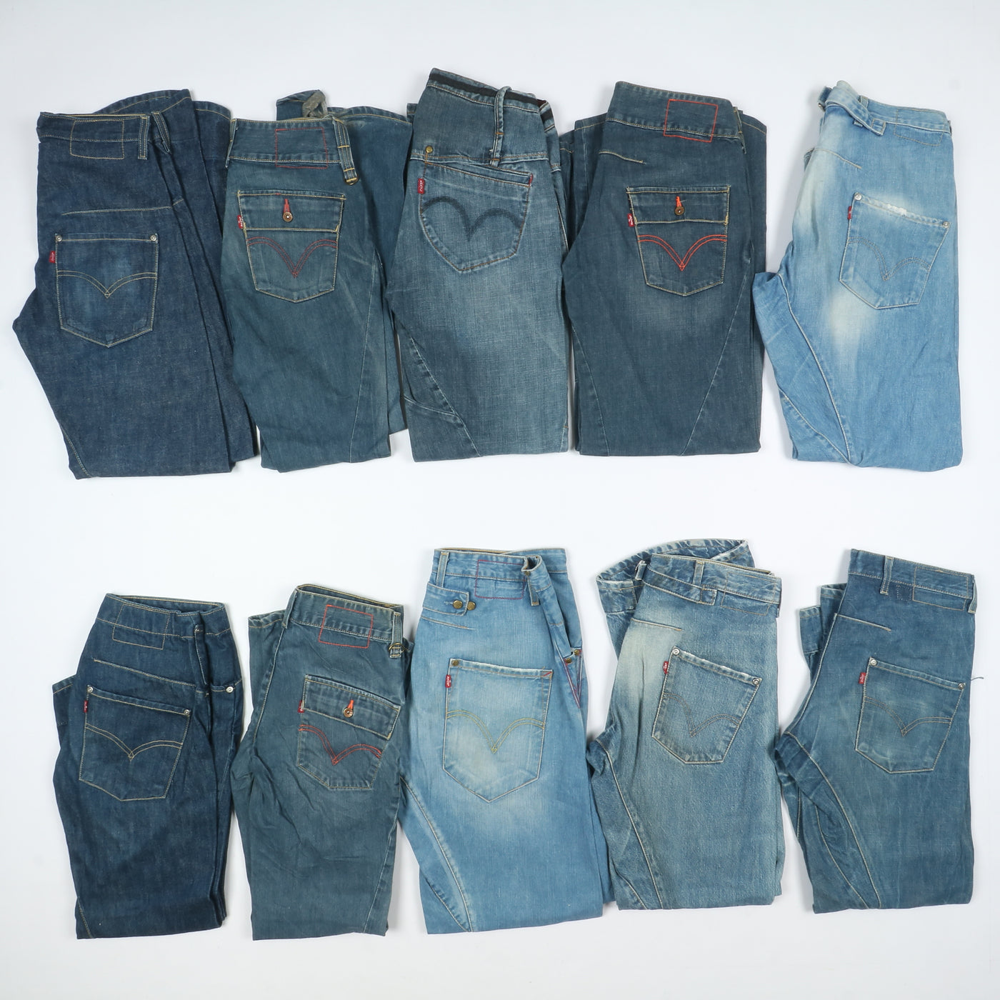 Levis Engineered vintage anni 2000 box da 36pz jeans antiform twister donna