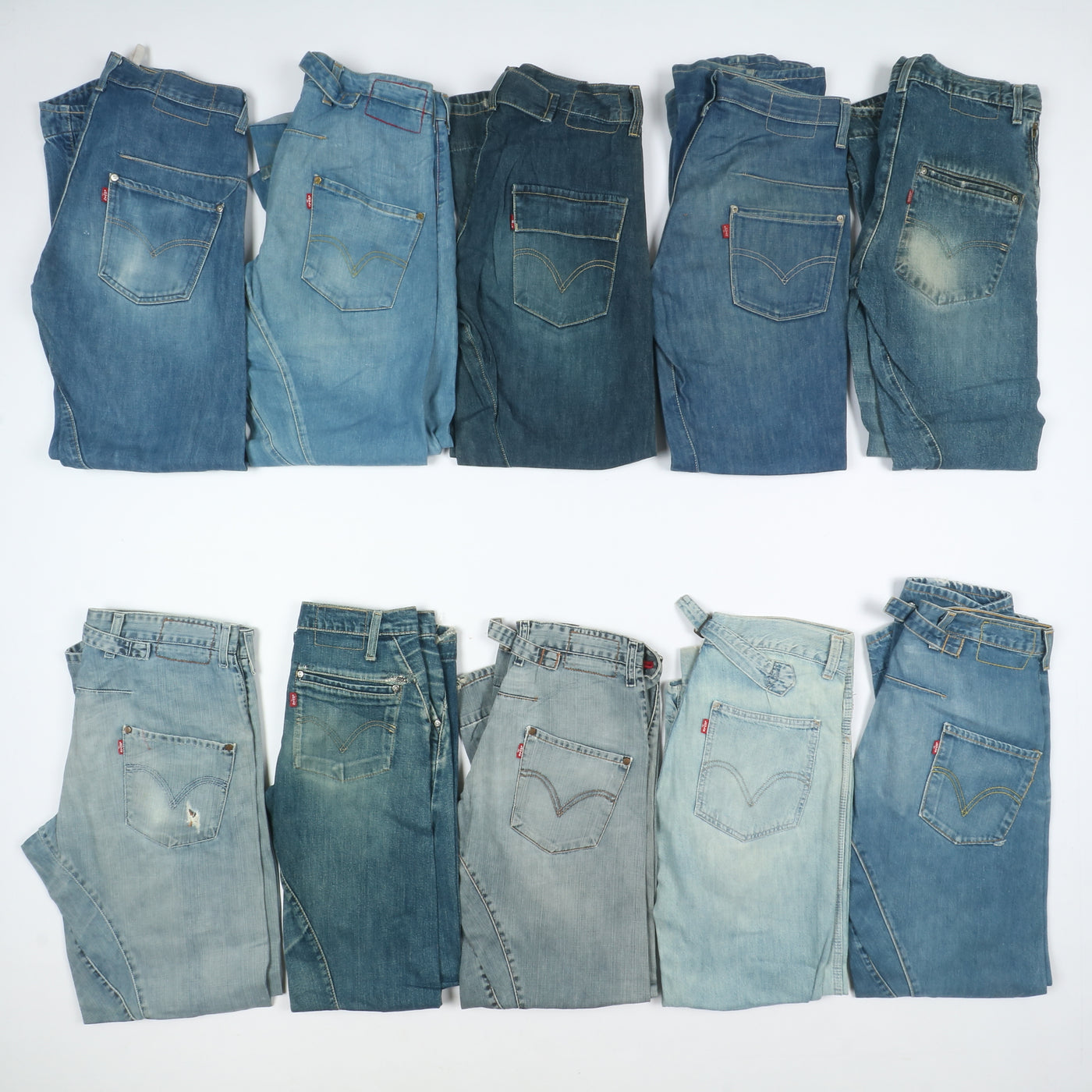 Levis Engineered vintage anni 2000 box da 35pz jeans antiform twister donna