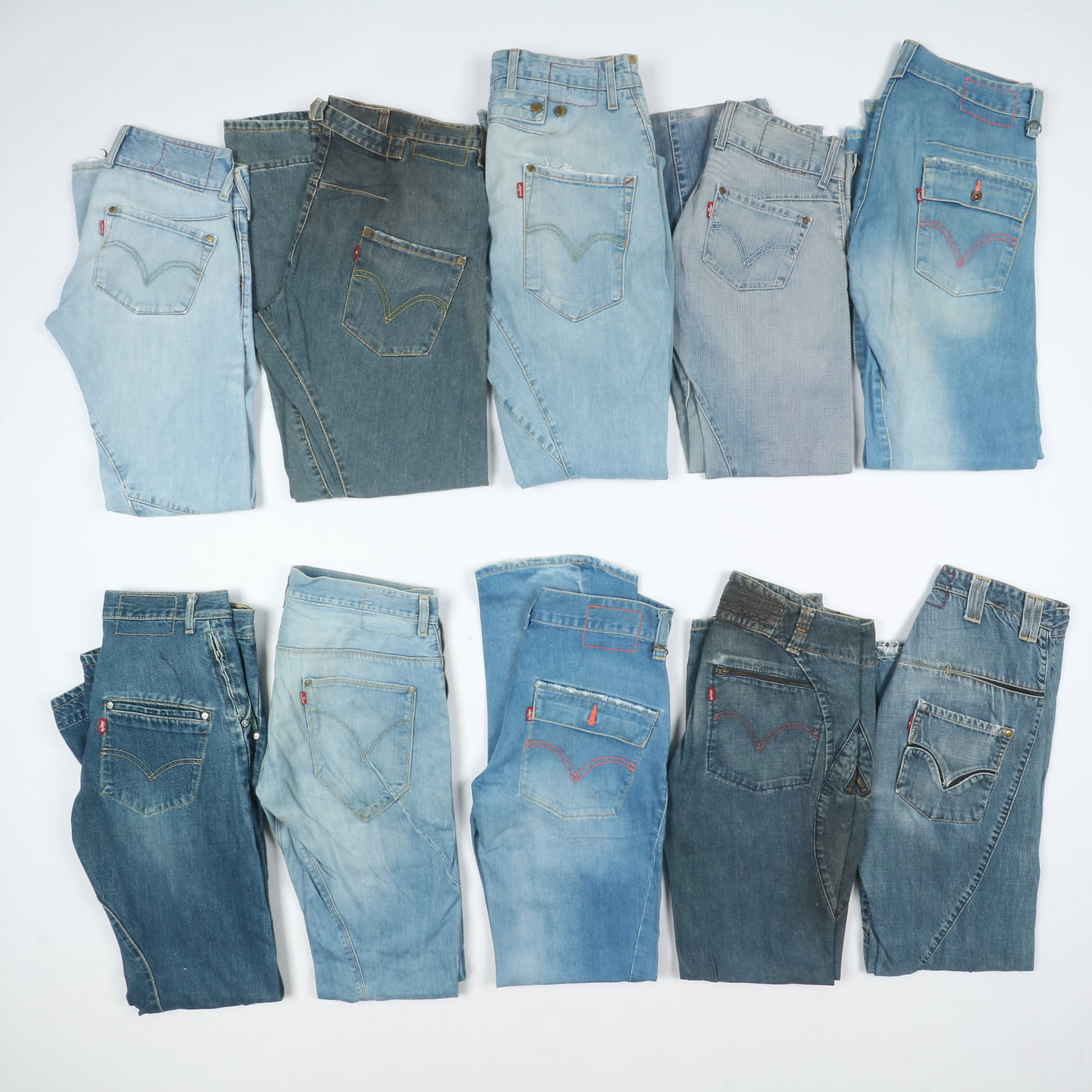 Levis Engineered vintage anni 2000 box da 36pz jeans antiform twister donna