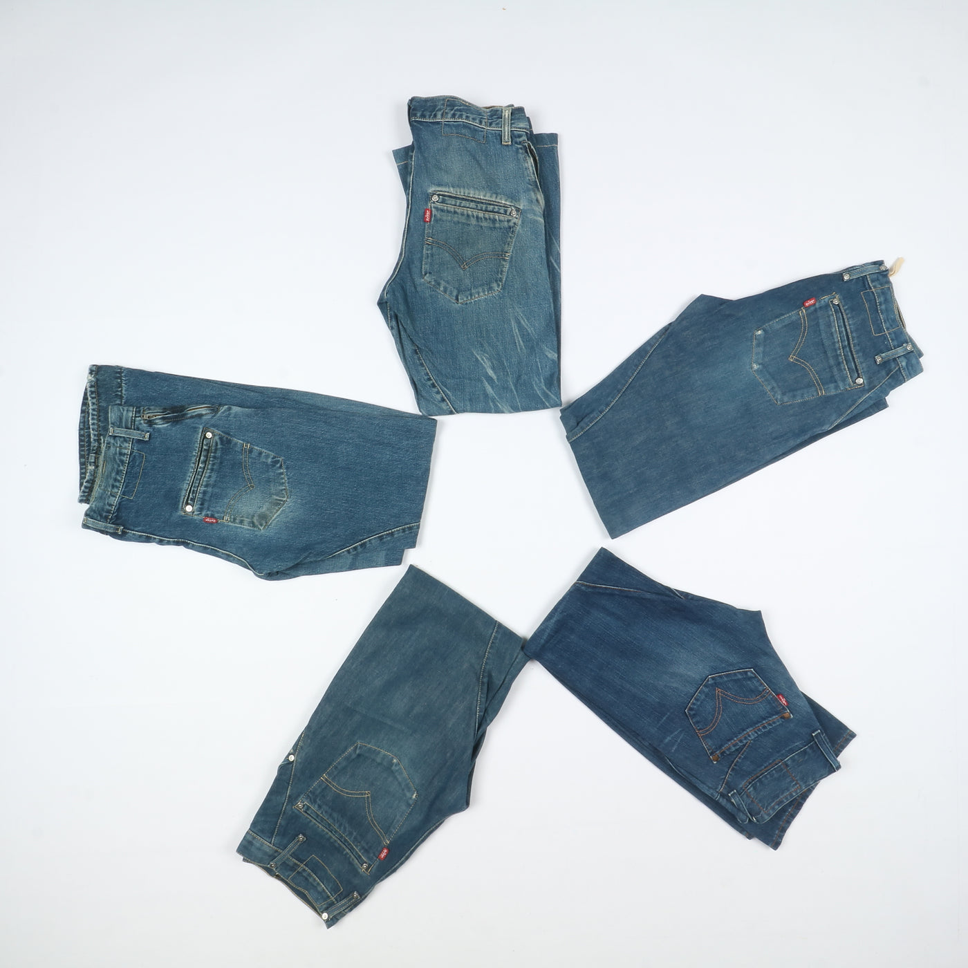 Levis Engineered vintage anni 2000 box da 36pz jeans antiform twister donna