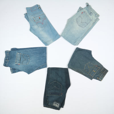 Levis Engineered vintage anni 2000 box da 35pz jeans antiform twister donna