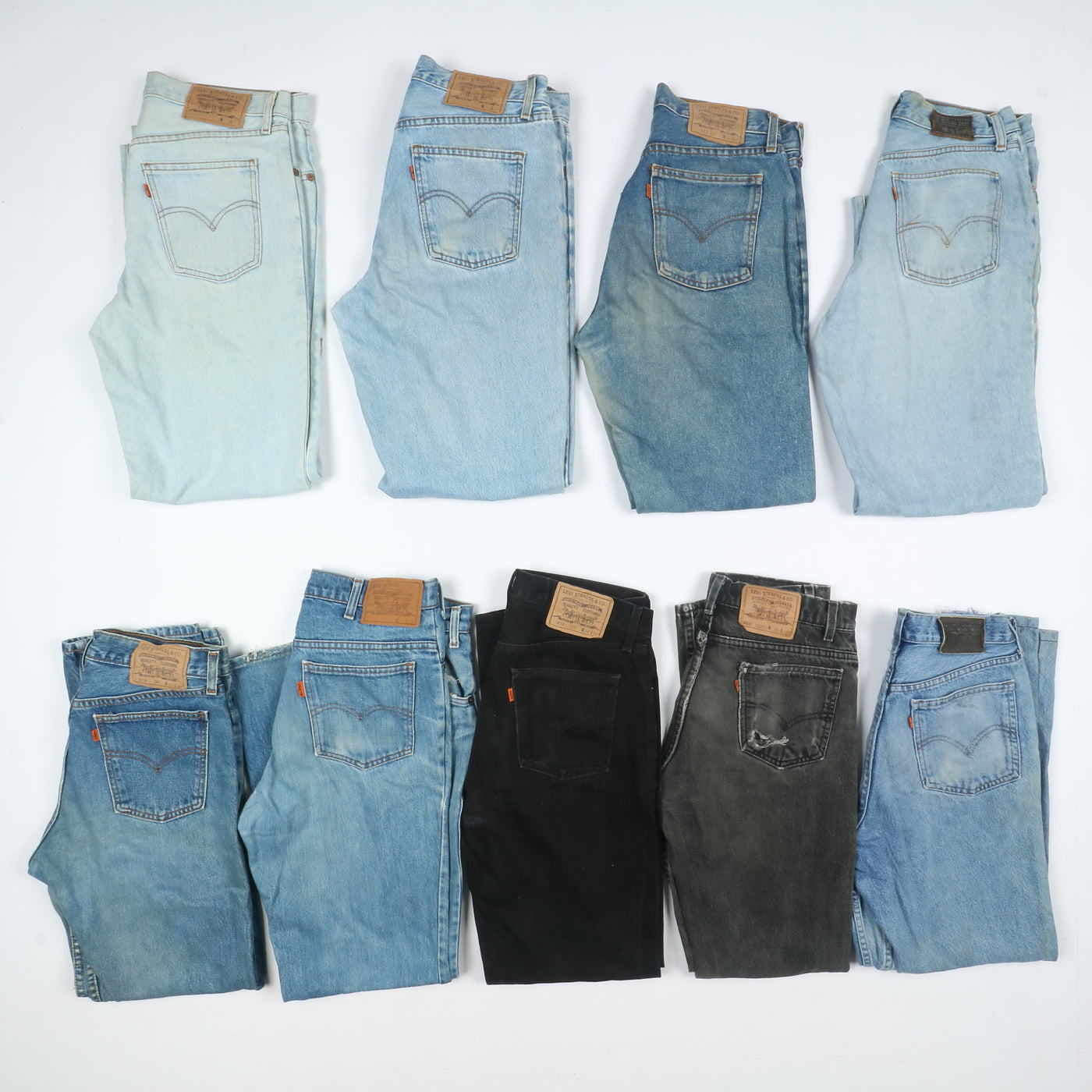Levi's Orange Tab vintage stock da 33 pz vita alta uomo donna anni 80/90'