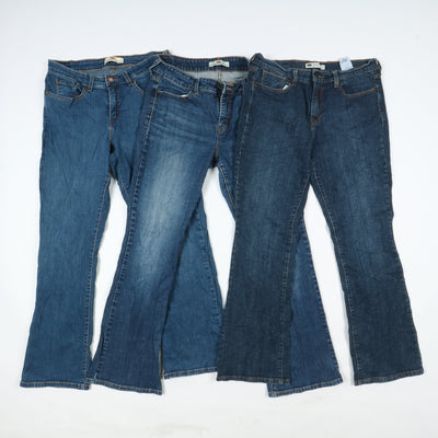 Levis vintage zampa donna box da 35pz Levi's jeans bootcut grado A+B