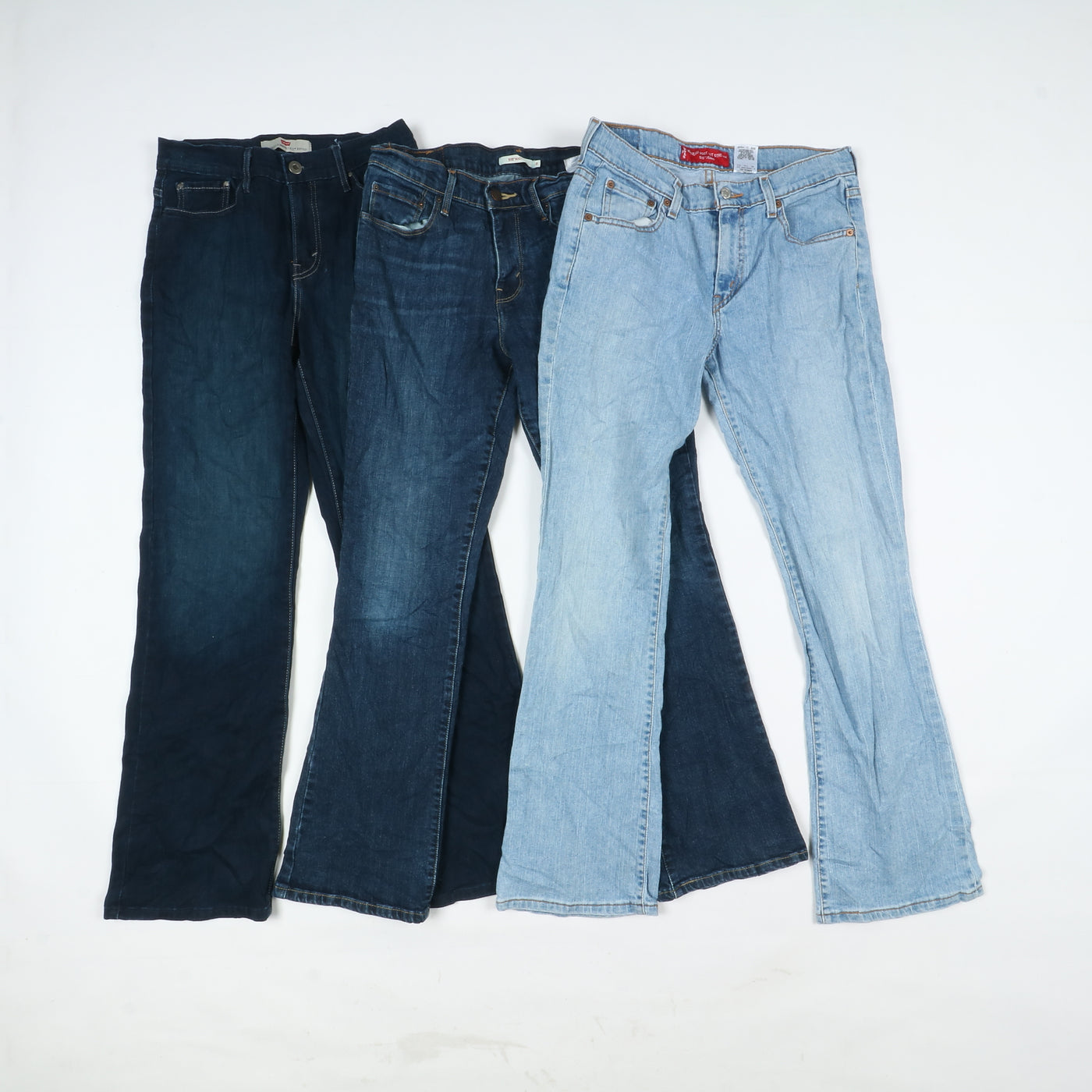 Levis vintage zampa donna box da 35pz Levi's jeans bootcut grado A+B