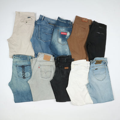 Pantaloni e Jeans firmati vintage stock 42 pz Dondup Lee Wrangler Dockers