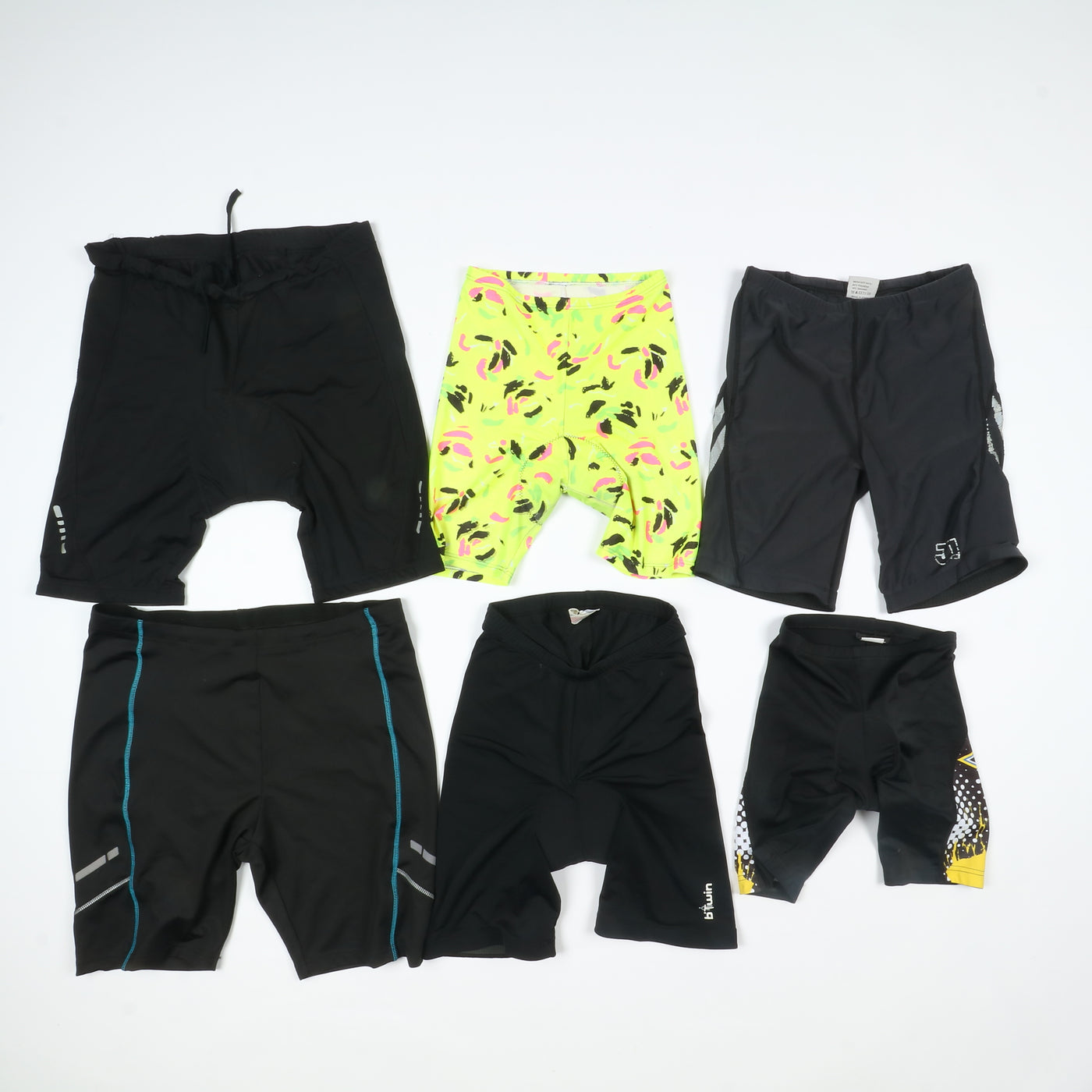Stock 20kg pantaloncini, pantaloni e tute vintage da ciclismo bici MTB circa 112pz