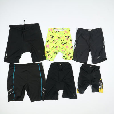 Stock 20kg pantaloncini, pantaloni e tute vintage da ciclismo bici MTB circa 112pz