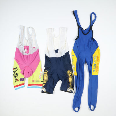 Stock 20kg pantaloncini, pantaloni e tute vintage da ciclismo bici MTB circa 112pz